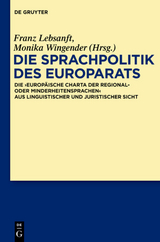 Die Sprachpolitik des Europarats - 