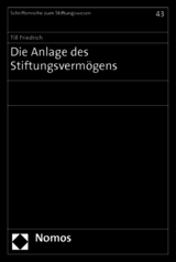 Die Anlage des Stiftungsverm&ouml;gens - Till Friedrich