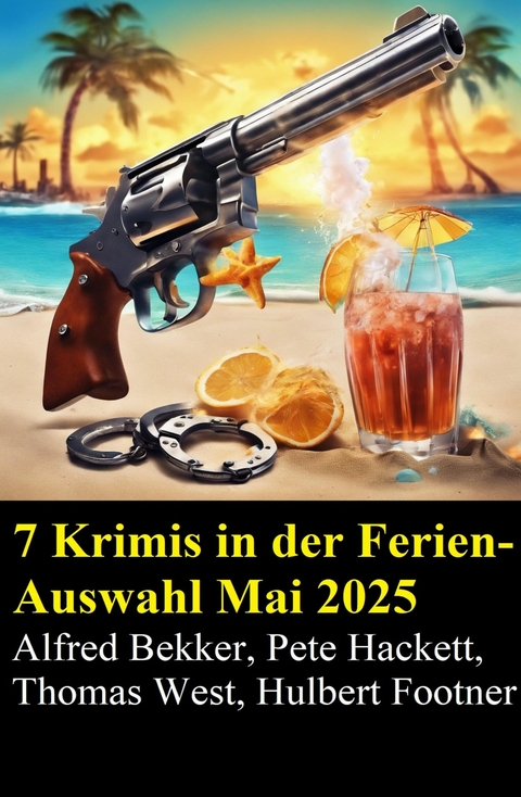 7 Krimis in der Ferien-Auswahl Mai 2025 -  Alfred Bekker,  Thomas West,  Hulbert Footner,  Pete Hackett