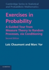 Exercises in Probability - Chaumont, Loïc; Yor, Marc