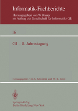 GI &mdash; 8. Jahrestagung - 