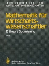 Mathematik f&uuml;r Wirtschaftswissenschaftler - T. Gal