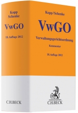 Verwaltungsgerichtsordnung - Ferdinand O. Kopp, Wolf-R&uuml;diger Schenke, Ralf Peter Schenke