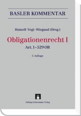 Basler Kommentar OR I + OR II / Obligationenrecht I - Caterina Ammann, Marc Amstutz, Thomas Bauer, Martin Bernet, Eugen Bucher, Robert K. D&auml;ppen, Felix R. Ehrat, Urs Fasel, Walter Fellmann, Debora Gabriel-Tanner, Hans Giger, Daniel Girsberger, Christian Heierli, Reto M. Hilty, Claire Huguenin, Bruno Huwiler, Alfred Koller, Thomas Koller, Marlis Koller-Tumler, Christian Lenz, Urs Leu, Benedikt Maurenbrecher, Christoph M. Pestalozzi, Wolfgang Peter, Thomas Pietruszak, Wolfgang Portmann, Urs Pulver, Vito Roberto, Reto Thomas Ruoss, Heinz Sch&auml;rer, Yves Schneller, Anton K. Schnyder, Hermann Schulin, Ingeborg Schwenzer, Ernst Staehelin, Hildegard Stauder, Benno Studer, Rudolf Tsch&auml;ni, Andreas von Planta, Rolf Watter, Roger Weber, Rolf H. Weber, Suzanne Wettenschwiler, Corinne Zellweger-Gutknecht, Gaudenz Zindel
