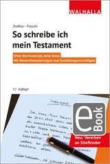 So schreibe ich mein Testament - Finn Zwi&szlig;ler, Sascha Petzold