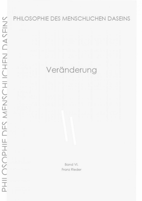 Veränderung - Franz Rieder
