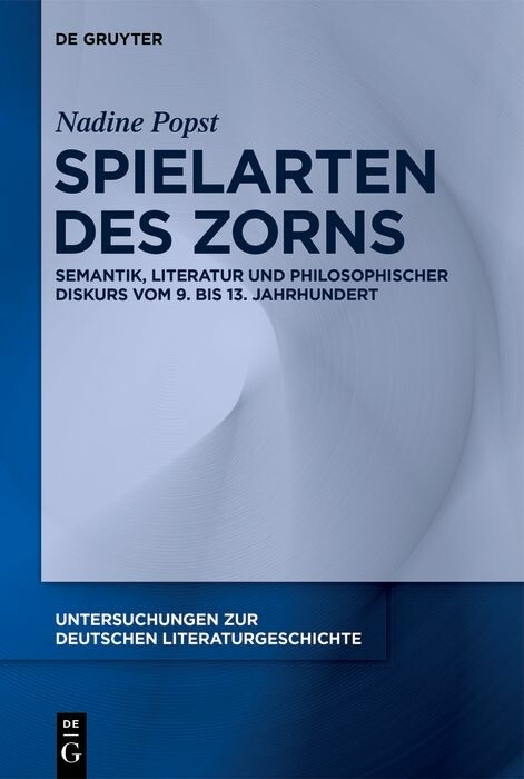 Spielarten des Zorns -  Nadine Popst