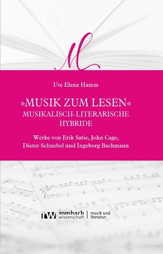 'Musik zum Lesen' - musikalisch-literarische Hybride