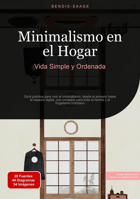 Minimalismo en el Hogar: Vida Simple y Ordenada - Bendis A. I. Saage - Español