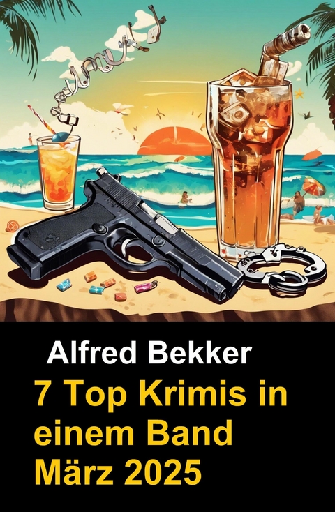 7 Top Krimis in einem Band M&auml;rz 2025 -  Alfred Bekker