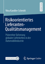 Risikoorientiertes Lieferanten-Qualit&auml;tsmanagement - Nina Kandler-schmitt