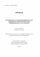 Malingering -  Reto Wernli Kaufmann