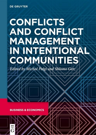 Conflicts and Conflict Management in Intentional Communities