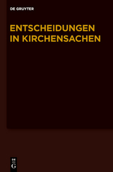 Entscheidungen in Kirchensachen seit 1946 / 1.1.-30.6.2008 - 