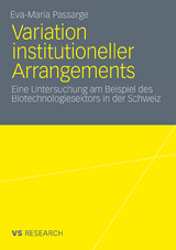 Variation institutioneller Arrangements - Eva-Maria Passarge