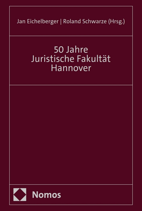 50 Jahre Juristische Fakult&auml;t Hannover - 