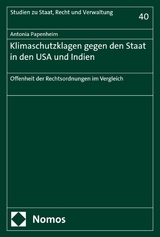 Klimaschutzklagen gegen den Staat in den USA und Indien - Antonia Papenheim