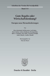 Gute Regeln oder Wirtschaftslenkung? - 