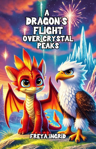 A Dragon's Flight Over Crystal Peaks