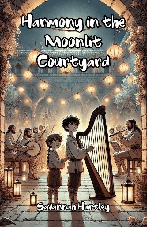 Harmony in the Moonlit Courtyard -  Savannah Hartley