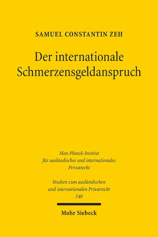 Der internationale Schmerzensgeldanspruch