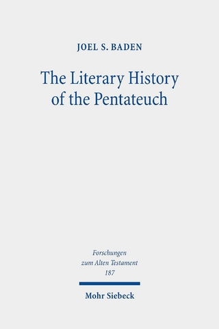 The Literary History of the Pentateuch
