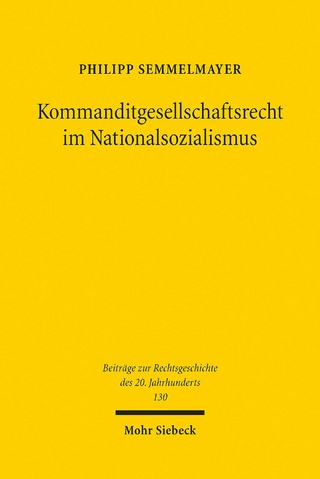 Kommanditgesellschaftsrecht im Nationalsozialismus