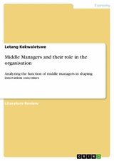 Middle Managers and their role in the organisation - Letang Kekwaletswe