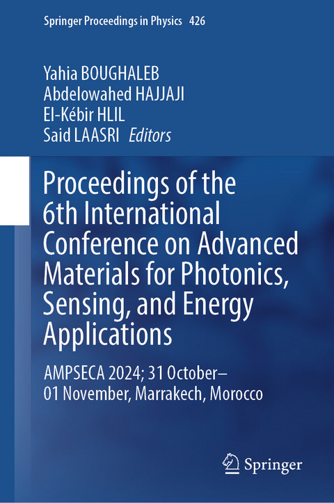 Proceedings of the 6th International Conference on Advanced Materials for Photonics, Sensing, and Energy Applications - 
