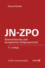 JN-ZPO Jurisdiktionsnorm und Zivilprozessordnung - 