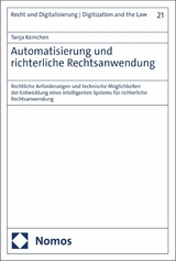 Automatisierung und richterliche Rechtsanwendung - Tanja Kernchen