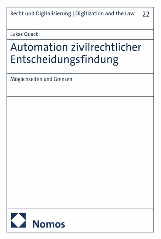 Automation zivilrechtlicher Entscheidungsfindung
