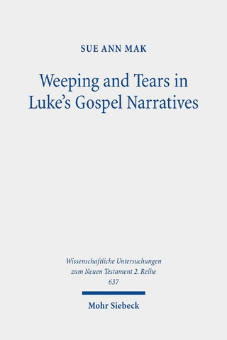 Weeping and Tears in Luke's Gospel Narratives