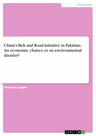 China's Belt and Road initiative in Pakistan. An economic chance or an environmental disaster?