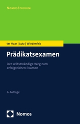 Pr&auml;dikatsexamen - Philipp ter Haar, Carsten Lutz, Matthias Wiedenfels