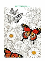 Fun coloring book Butterflies 3 for little artists - Kurt Taylor