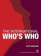 The International Who's Who 2013 - Publications, Europa