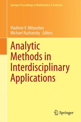 Analytic Methods in Interdisciplinary Applications - 