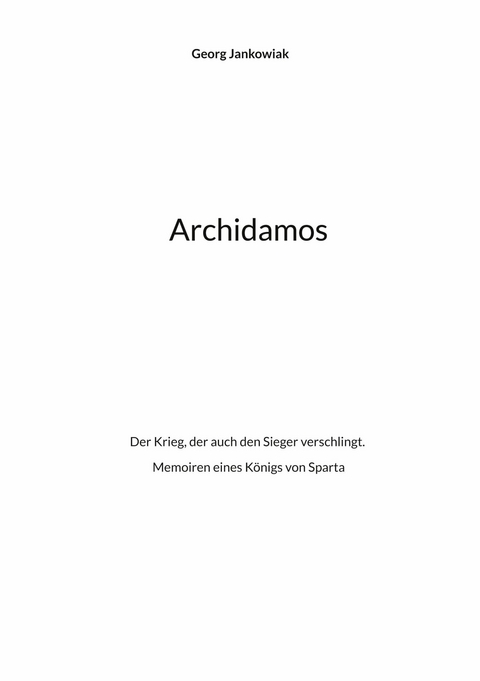 Archidamos - Georg Jankowiak