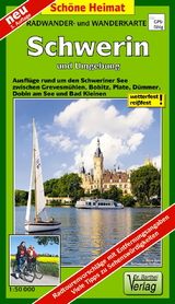 Radwander- und Wanderkarte Schwerin und Umgebung