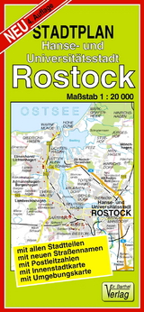 Stadtplan Hanse- und Universit&auml;tsstadt Rostock