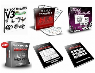 TRIBAL TATTOOS PAKET. 6 eBooks Tribal Tattoo Design Vorlagen.