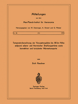 Temperaturberechnung der Venusatmosph&auml;re bis 80 km H&ouml;he aufgrund Solarer und Thermischer Strahlungsstr&ouml;me Sowie Konvektiver und Turbulenter W&auml;rmetransporte - E. Roeckner