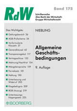 Allgemeine Gesch&auml;ftsbedingungen - J&uuml;rgen Niebling