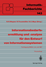 Informationsbedarfsermittlung und -analyse für den Entwurf von Informationssystemen - 