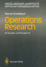 Operations Research - Werner Dinkelbach
