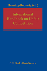 International Handbook on Unfair Competition - 