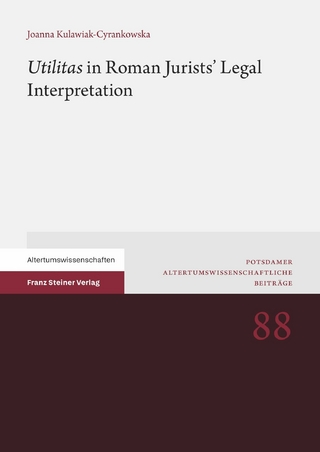 'Utilitas' in Roman Jurists' Legal Interpretation