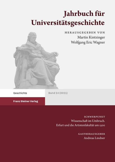 Jahrbuch f&uuml;r Universit&auml;tsgeschichte 24 (2021) - 