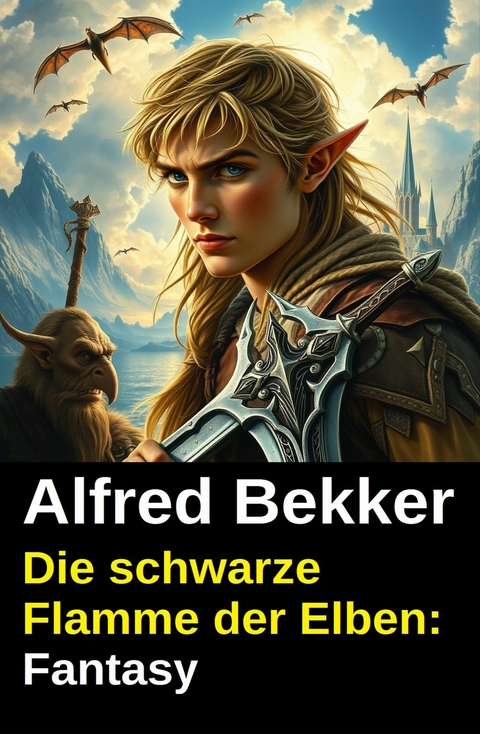 Die schwarze Flamme der Elben: Fantasy -  Alfred Bekker